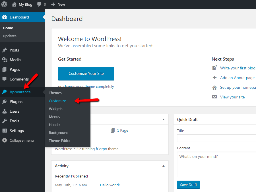 Customize Widgets in WordPress