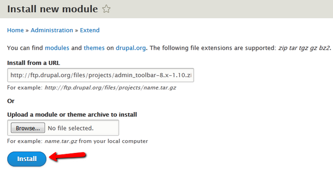 Install module. Like Dislike Module Drupal. NX Theme installer Switch.