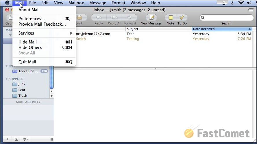 search for email in mail mac