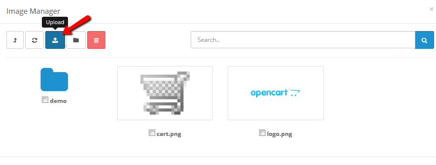 Upload Product Image in OpenCart 2
