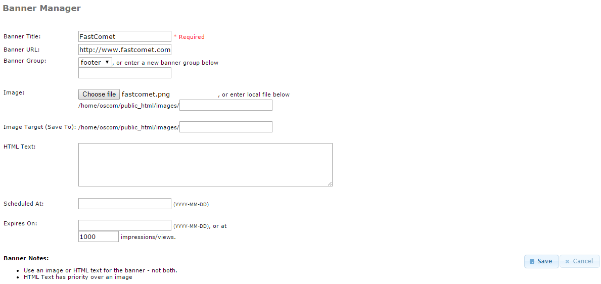 Manage Banners In Oscommerce Oscommerce Tutorial Fastcomet