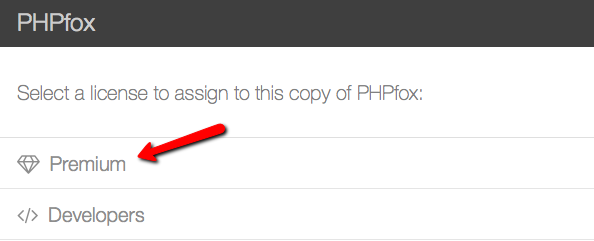 Choose PHPFox Neutron Installation License