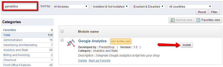 Finding-the-analytics-module