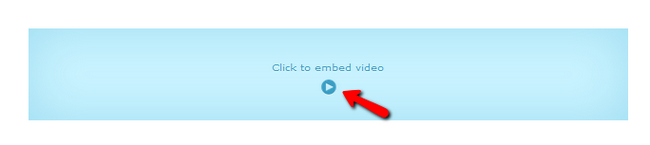 Embeding a video in Sitecake